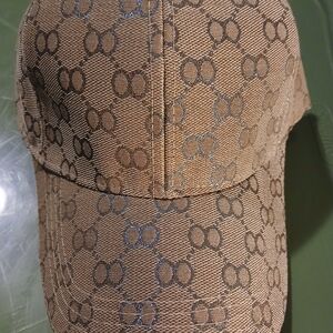 Designer Tan Patterned Men's Cap